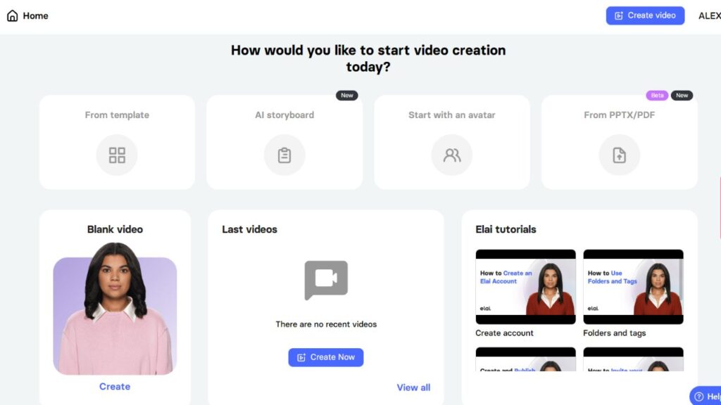 Elai.io AI: Best AI Text-to-Video Generator