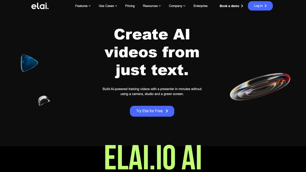 Elai.io AI Best AI Text-to-Video Generator