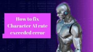 How to fix Character AI rate exceeded error